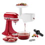 Kitchenaid 5KSMFVSFGA Set de 2 accessoires pour robot ménager - Hachoir à viande 5FGA et moulin à légumes 5FVSP pour purées et préparations culinaires
