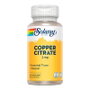 SOLARAY Citrate de Cuivre 2 mg, 60 capsules végétales