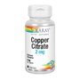 SOLARAY Citrate de Cuivre 2 mg, 60 capsules végétales
