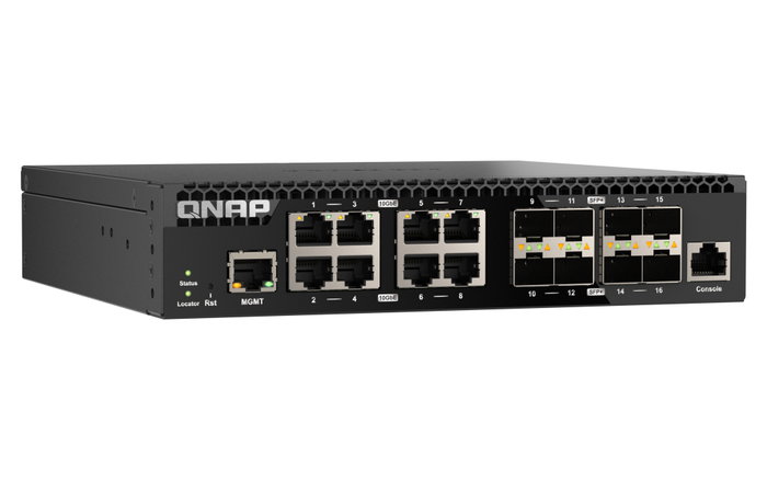 Qnap QSW-M3216R Switch 18 ports (8x 10G RJ-45 et 8x 10G SFP+)