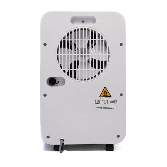 Stylies REGULUS Déshumidificateur d'air à compresseur - 12 L/jour, Capacité Réservoir 2,5 L, Hygrostat, Fonction Sèche-Linge, Timer, Blanc/Gris