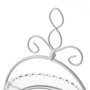 BigBuy Home Coupe à fruits Blanc Transparent Verre 21 x 21 x 32 cm
