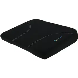 Kine Travel Coussin correcteur d'assise auto en mousse haute densité, développé avec un kiné, 38.5 x 32 x 7/4.5 cm, noir ou gris