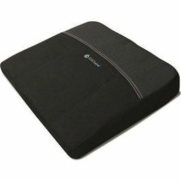 Kine Travel Coussin correcteur d'assise auto en mousse haute densité, développé avec un kiné, 38.5 x 32 x 7/4.5 cm, noir ou gris