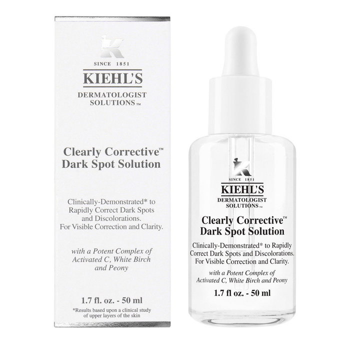 Kiehl'S Clearly Corrective Dark Spot Solution Gel Éclaircissant Sérum Anti-Taches Brunes 50 ml