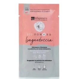 LA SAPONARIA 25Gr Gel Douche Calendula et Rosa Mosqueta en Poudre à Réhydrater