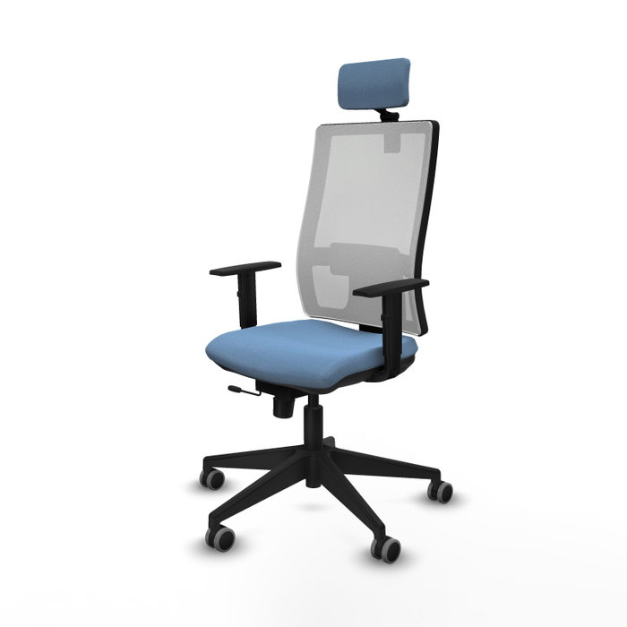 Piqueras y Crespo Chaise de Bureau Horna Traslack Bleu Ciel Piqueras y Crespo Chaise de Bureau Horna Traslack Bleu Ciel