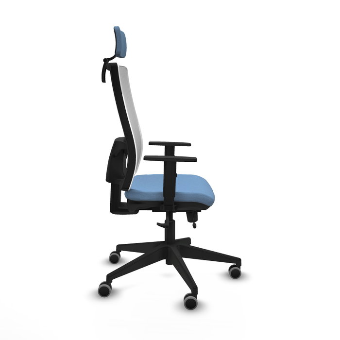 Piqueras y Crespo Chaise de Bureau Horna Traslack Bleu Ciel Piqueras y Crespo Chaise de Bureau Horna Traslack Bleu Ciel