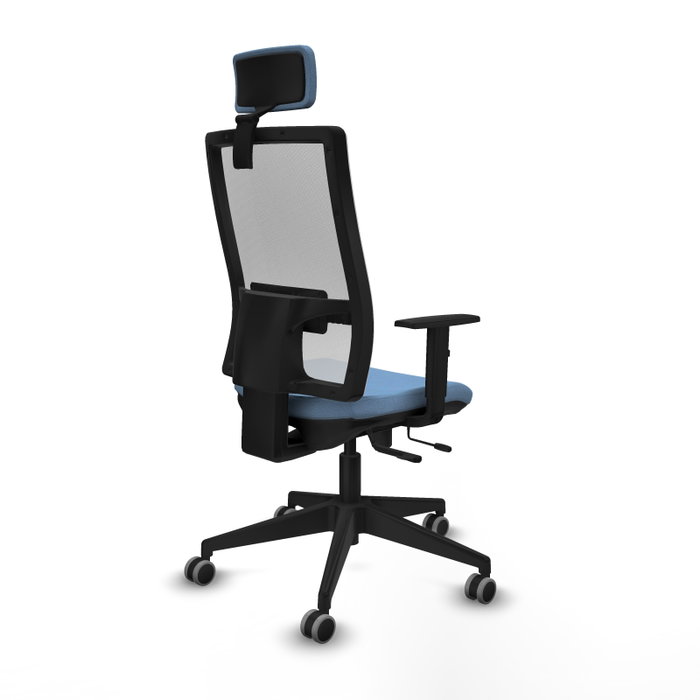 Piqueras y Crespo Chaise de Bureau Horna Traslack Bleu Ciel Piqueras y Crespo Chaise de Bureau Horna Traslack Bleu Ciel