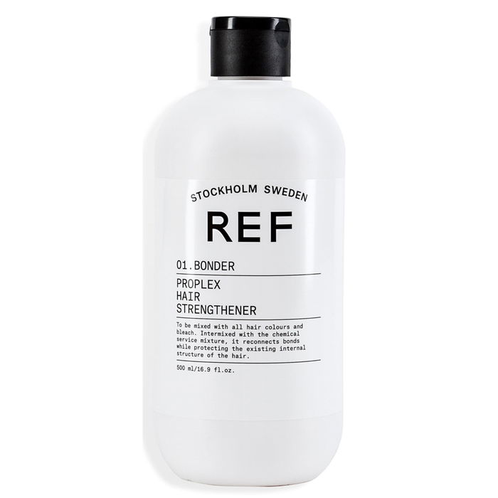 Ref Stockholm ProPlex 01.Bonder - Lotion traitante capillaire vegan pour femme, renoue et protège les cheveux, 500 ml Ref Stockholm ProPlex 01.Bonder - Lotion traitante capillaire vegan pour femme, renoue et protège les cheveux, 500 ml