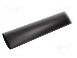 HELLERMANNTYTON Tuyau thermorétractile avec colle 40mm noir 1m MA47