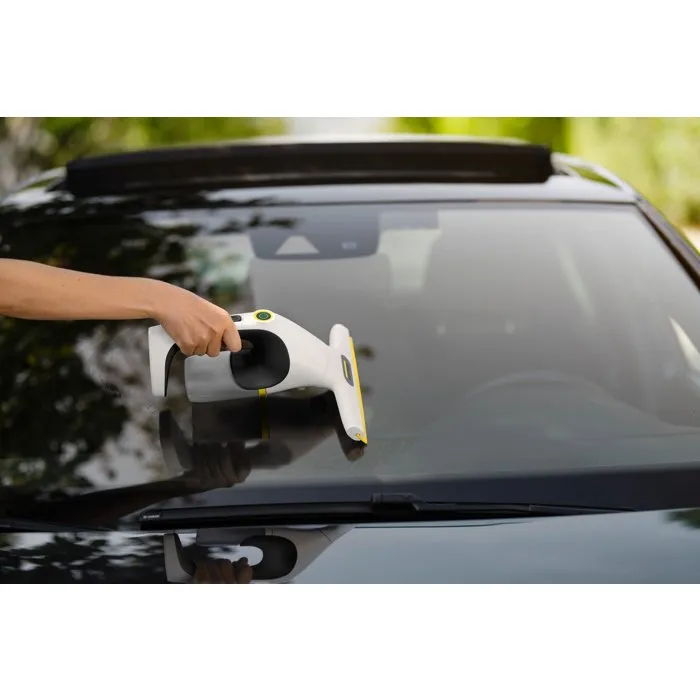 Karcher WV 1 Compact Care - Nettoyeur de vitres portable avec raclette 250 mm, autonomie 25 min, nettoie jusqu'à 70 m² (fenêtres, miroirs, carrelage)