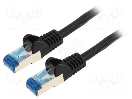 GOOBAY Câble Ethernet Patch Cord Cat 6a S/FTP 5m Noir