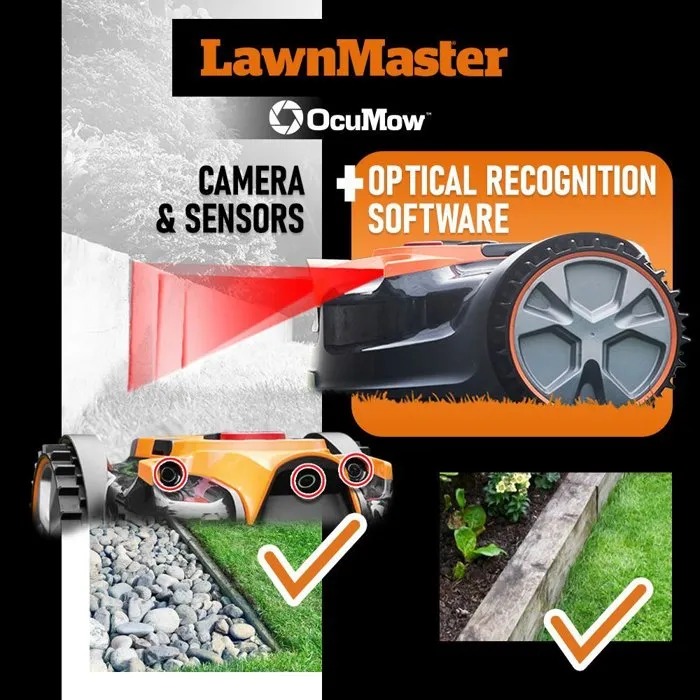 Lawnmaster VBRM16MAX - Robot tondeuse 24V - 8Ah - Sans fil périmétrique Lawnmaster VBRM16MAX - Robot tondeuse 24V - 8Ah - Sans fil périmétrique