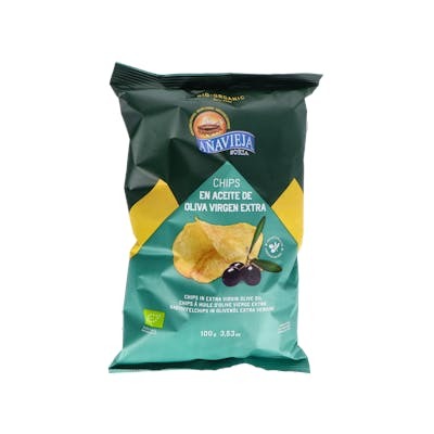 Añavieja Patatas Fritas Con Aceite de Oliva 100Gr. Eco Añavieja Patatas Fritas Con Aceite de Oliva 100Gr. Eco