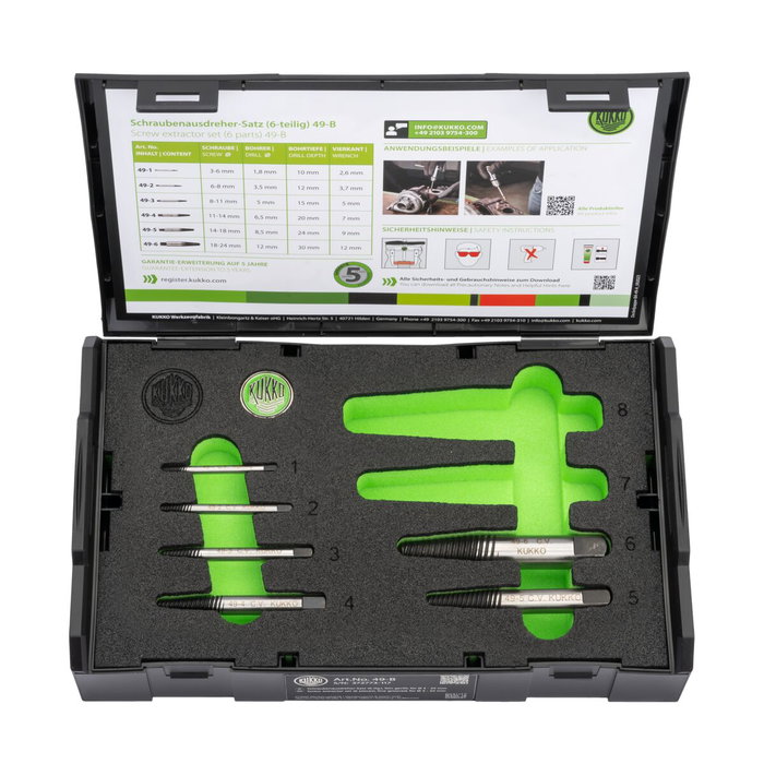 Extracteur de vis KUKKO 33-45 mm