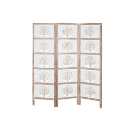 Paravent Home ESPRIT Blanc Naturel Bois de manguier Bois MDF 153 X 2,3 X 182 CM