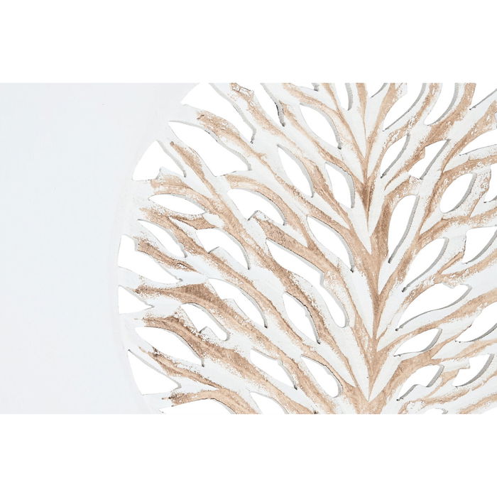 Paravent Home ESPRIT Blanc Naturel Bois de manguier Bois MDF 153 X 2,3 X 182 CM