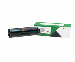 Lexmark C332HC0 Cartouche de toner cyan compatible pour imprimantes Lexmark