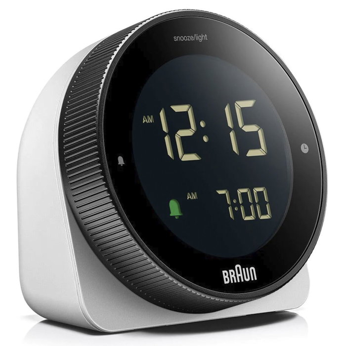 Braun BC 24 W DCF Réveil Radio-commandé Blanc Braun BC 24 W DCF Réveil Radio-commandé Blanc