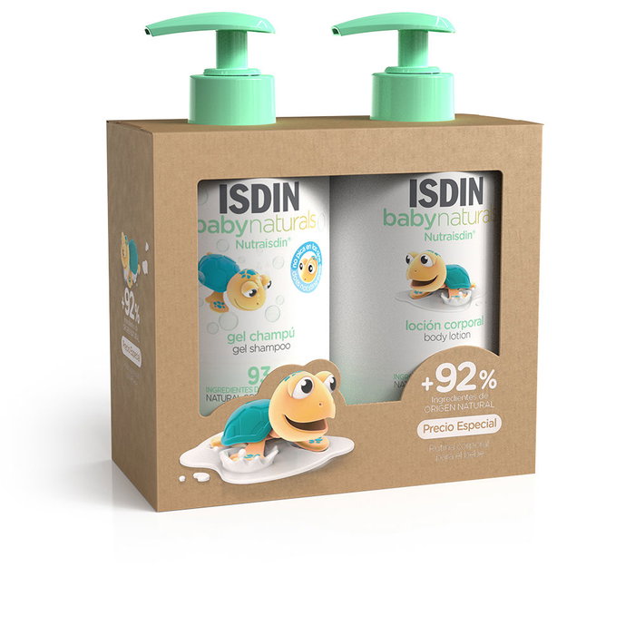 Isdin Coffret 2 Pièces Gel-Shampoing et Lait Corps pour Bébé dès la Naissance - Soin Naturel 400ml + 400ml Isdin Coffret 2 Pièces Gel-Shampoing et Lait Corps pour Bébé dès la Naissance - Soin Naturel 400ml + 400ml