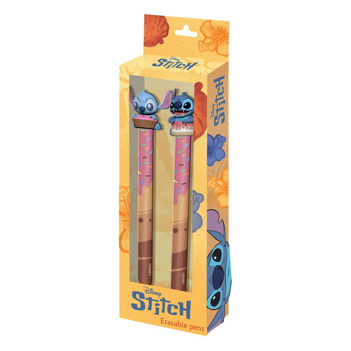 Karactermania Pack de 2 stylos à bille effaçables Lilo & Stitch