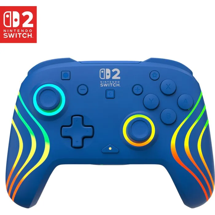 Turtle Beach Afterglow Wave Manette Gaming sans fil RGB - Bleu Turtle Beach Afterglow Wave Manette Gaming sans fil RGB - Bleu