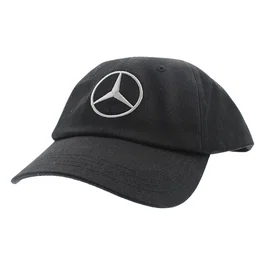 Mercedes-Benz Casquette Noire avec Détail de Logo