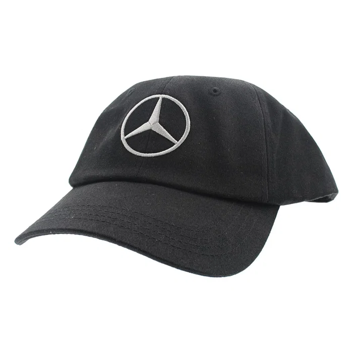Mercedes-Benz Casquette Noire avec Détail de Logo Mercedes-Benz Casquette Noire avec Détail de Logo