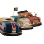 DKD Home Decor Lot de 3 Figurines Décoratives Vintage en Métal