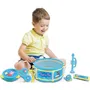 Lexibook Set Musical Peppa Pig - 7 Instruments pour Enfants avec Tambour, Maracas, Tambourin, Castagnettes, Harmonica, Flûte et Trompette