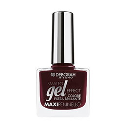 Deborah Vernis à Ongles Gel Effect N°06 Boudoir Rouge 8.5 ml - Effet Gel Longue Tenue - Vernis de la Marque Italienne