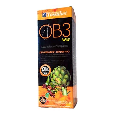 YNSADIET Ob3 Drenante Sirop 250 ml – Détoxifiant à base de plantes, Vitamines C et E YNSADIET Ob3 Drenante Sirop 250 ml – Détoxifiant à base de plantes, Vitamines C et E