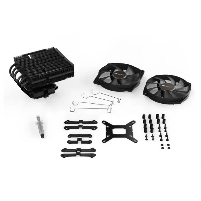 Be Quiet! Dark Rock TF 2 BK031 - Ventirad CPU Top-Flow avec 2 ventilateurs Silent Wings, 230 W TDP - Refroidissement Haute Performance Silencieux, 27.1 dB(A) Be Quiet! Dark Rock TF 2 BK031 - Ventirad CPU Top-Flow avec 2 ventilateurs Silent Wings, 230 W TDP - Refroidissement Haute Performance Silencieux, 27.1 dB(A)