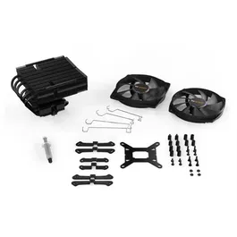 Be Quiet! Dark Rock TF 2 BK031 - Ventirad CPU Top-Flow avec 2 ventilateurs Silent Wings, 230 W TDP - Refroidissement Haute Performance Silencieux, 27.1 dB(A)