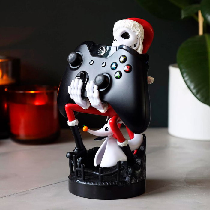 EXQUISITE GAMING Support Santa Jack - L'Étrange Noël de Monsieur Jack Disney - 20 cm - Compatible PS5 DualSense, Xbox Series, iPhone EXQUISITE GAMING Support Santa Jack - L'Étrange Noël de Monsieur Jack Disney - 20 cm - Compatible PS5 DualSense, Xbox Series, iPhone