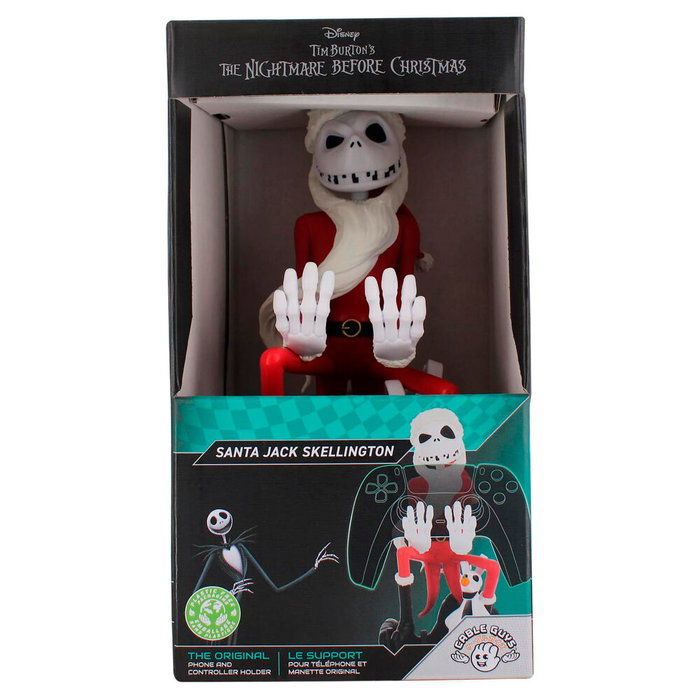 EXQUISITE GAMING Support Santa Jack - L'Étrange Noël de Monsieur Jack Disney - 20 cm - Compatible PS5 DualSense, Xbox Series, iPhone EXQUISITE GAMING Support Santa Jack - L'Étrange Noël de Monsieur Jack Disney - 20 cm - Compatible PS5 DualSense, Xbox Series, iPhone