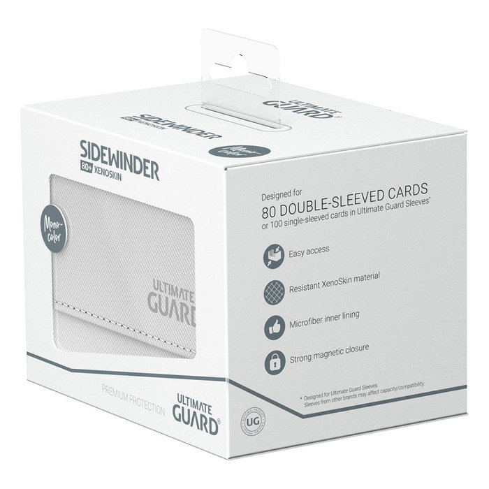 Ultimate Guard Sidewinder 80+ Xenoskin - Blanc