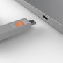 Lindy - Bloqueur de port USB Type C avec clé - Pack de 4 pièces - Orange - Pour sécuriser les ports contre les connexions non autorisées