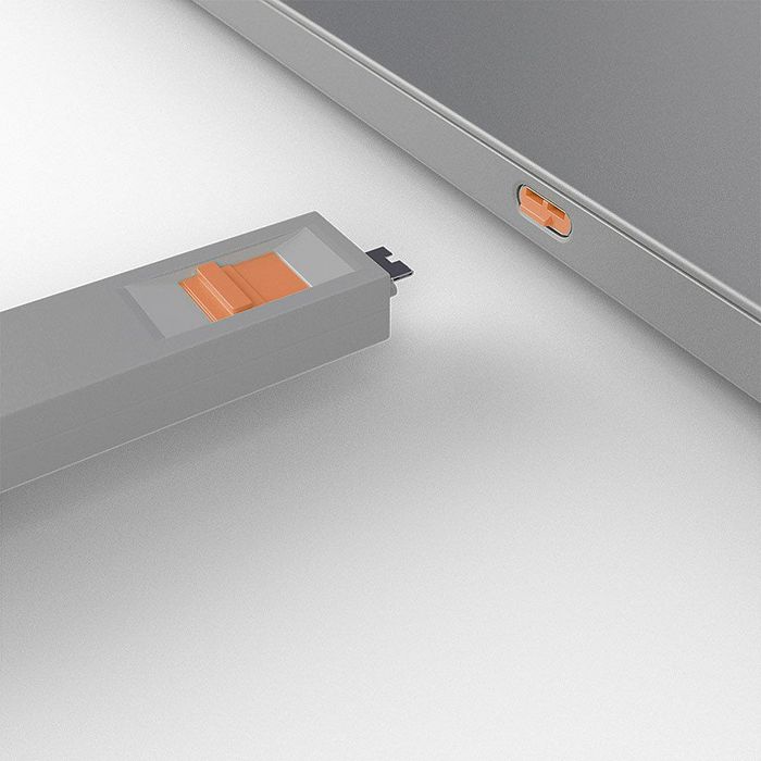 Lindy - Bloqueur de port USB Type C avec clé - Pack de 4 pièces - Orange - Pour sécuriser les ports contre les connexions non autorisées Lindy - Bloqueur de port USB Type C avec clé - Pack de 4 pièces - Orange - Pour sécuriser les ports contre les connexions non autorisées