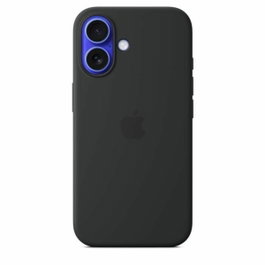 Apple iPhone 16 - Coque en silicone avec MagSafe - Noir