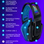 Logitech G G535 LIGHTSPEED Casque Gamer Sans Fil Noir/Bleu