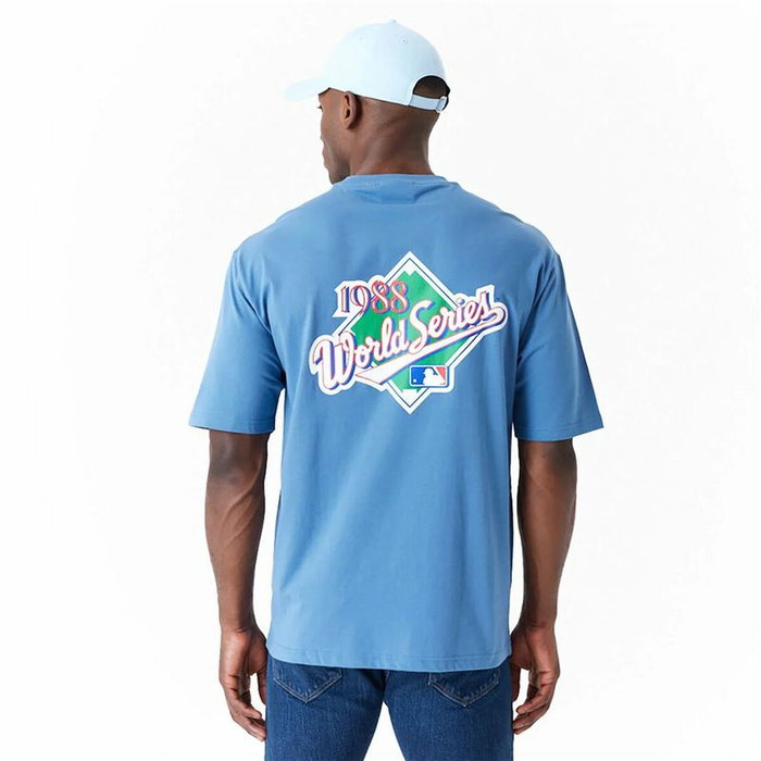 T-shirt à manches courtes homme New Era LA Dodgers MLB World Series Bleu