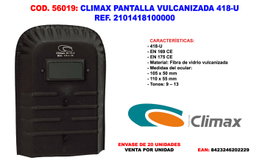 CLIMAX Écran manuel pour soudage CLIMAX 418-U