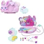 Polly Pocket - Coffret 2 en 1 Lapin JFT88 avec 2 figurines et 12 accessoires - Château et scène familiale - Jeu d'imagination pour enfants dès 4 ans