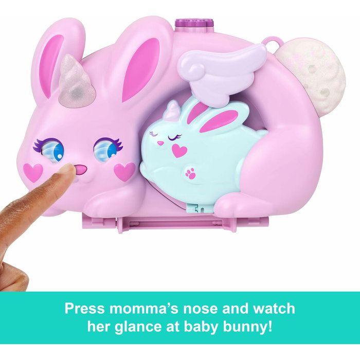 Polly Pocket Coffret 2 en 1 Lapin avec 2 figurines et 12 accessoires Polly Pocket Coffret 2 en 1 Lapin avec 2 figurines et 12 accessoires