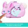 Polly Pocket Coffret 2 en 1 Lapin avec 2 figurines et 12 accessoires