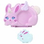 Polly Pocket Coffret 2 en 1 Lapin avec 2 figurines et 12 accessoires