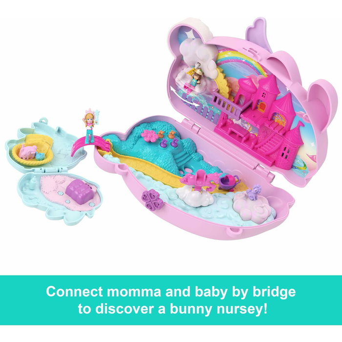 Polly Pocket Coffret 2 en 1 Lapin avec 2 figurines et 12 accessoires Polly Pocket Coffret 2 en 1 Lapin avec 2 figurines et 12 accessoires