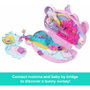 Polly Pocket Coffret 2 en 1 Lapin avec 2 figurines et 12 accessoires